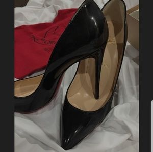 NIB Christian Louboutin black stiletto